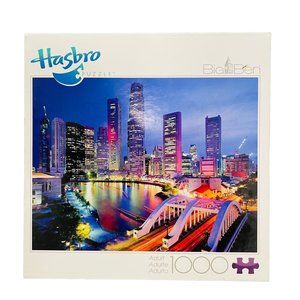 Big Ben Hasbro Adult Collectible 1000 Jigsaw Puzzle New York Multicolor‎
